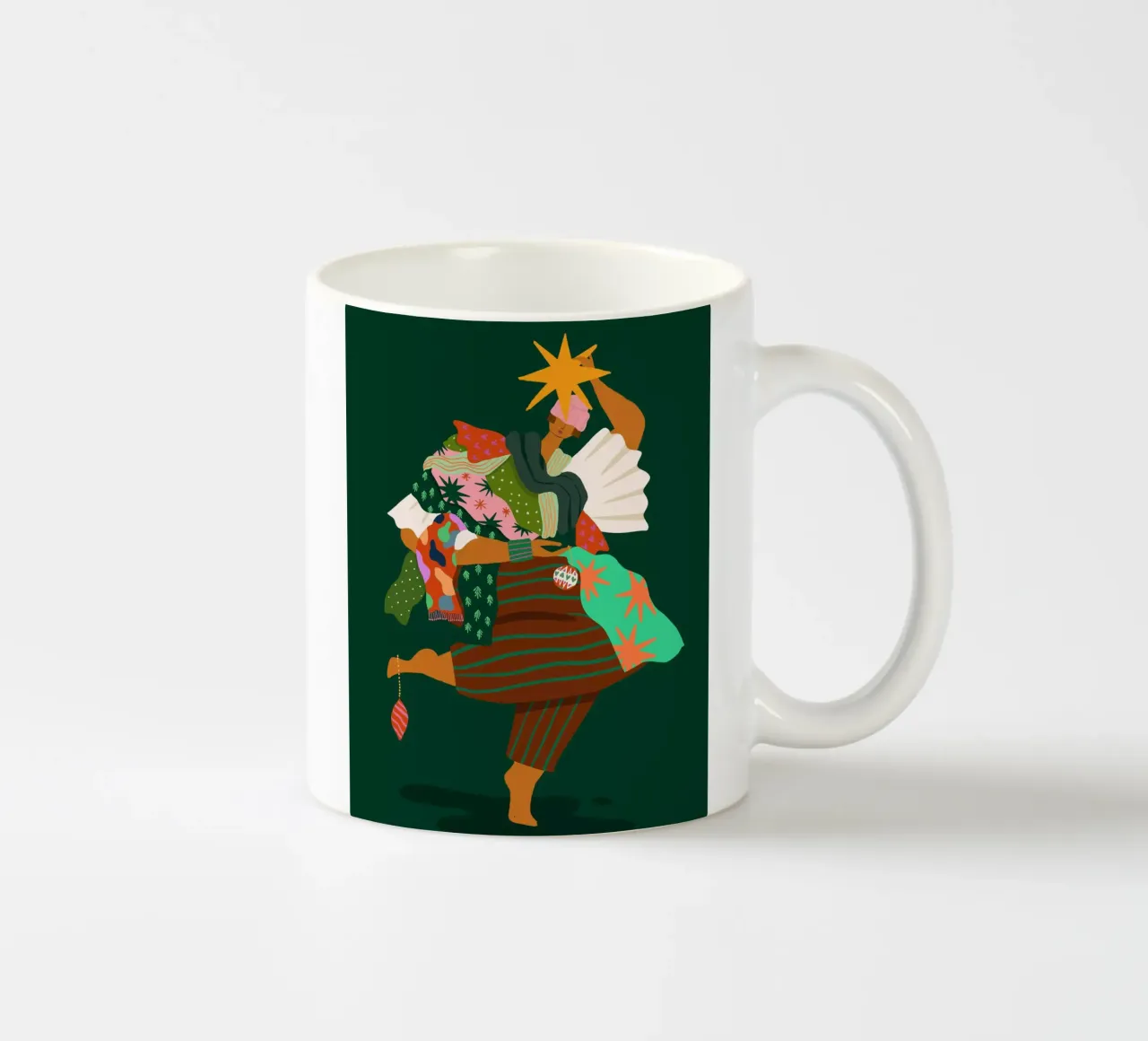 Christmas Tree tazza in ceramica da Arty Guava