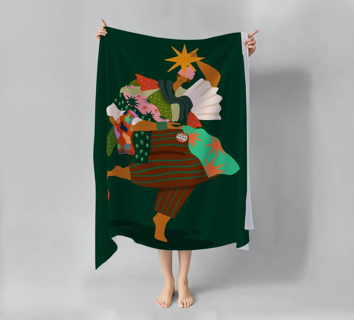 Christmas Tree telo mare da Arty Guava