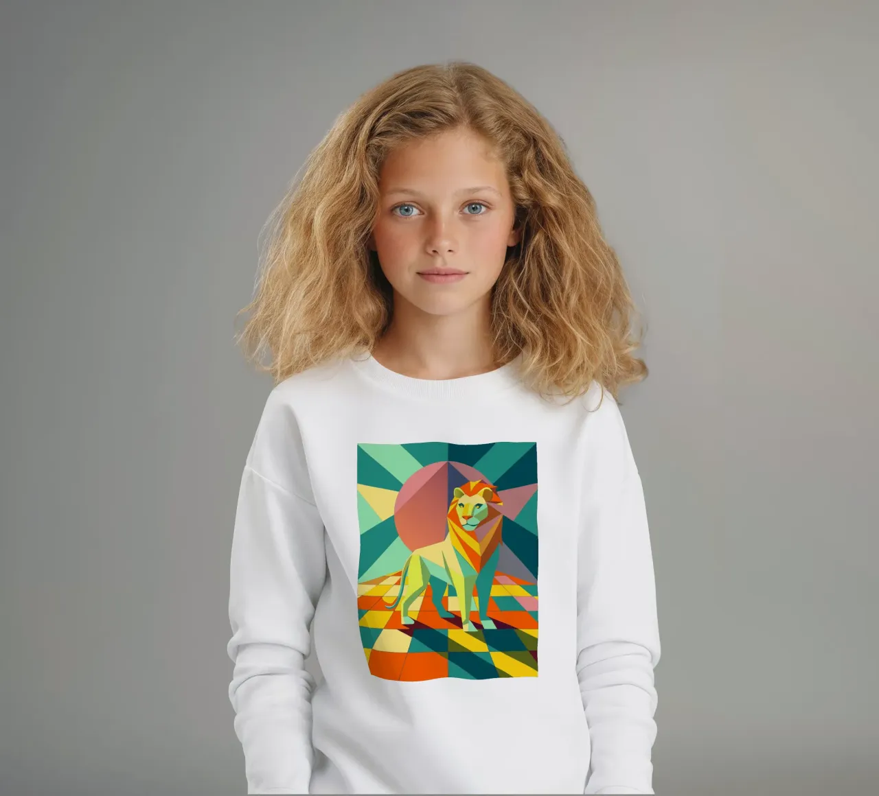 lyon dessin vectoriel sweat enfant de alghonee