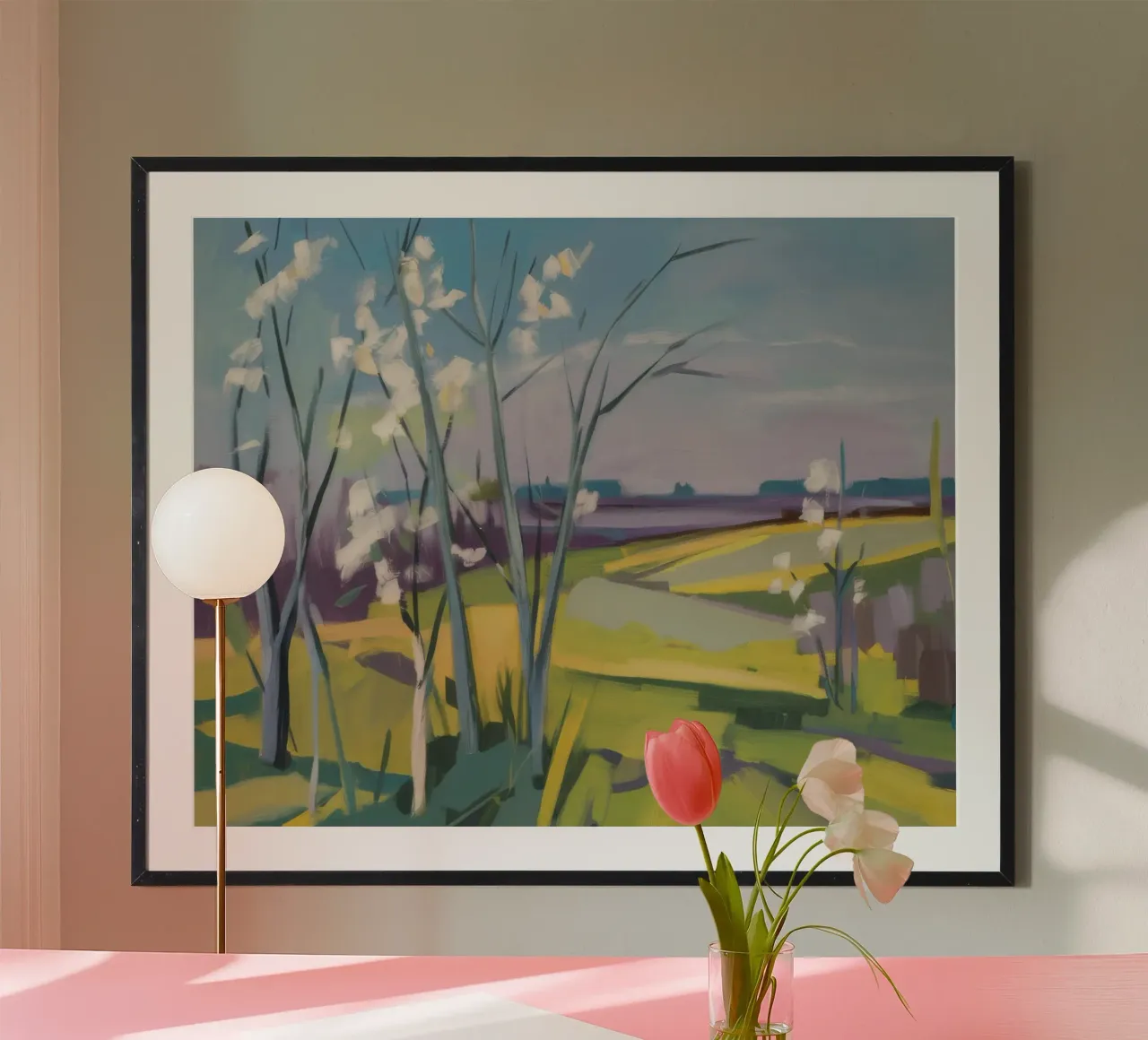 Betulle bianche che sussurrano poster da Celestial Harmony