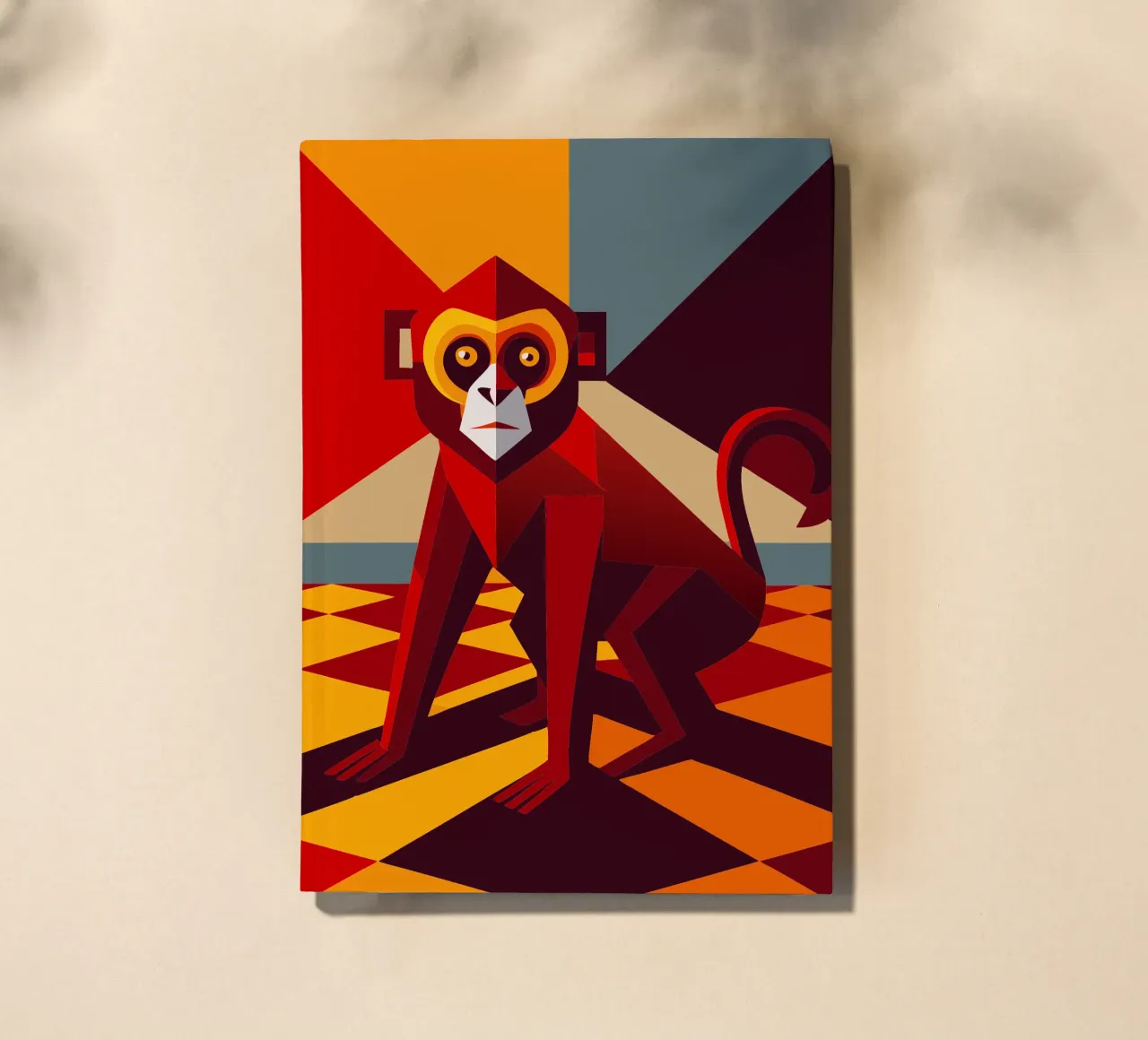 monkey vector art drawing notebook by alghonee