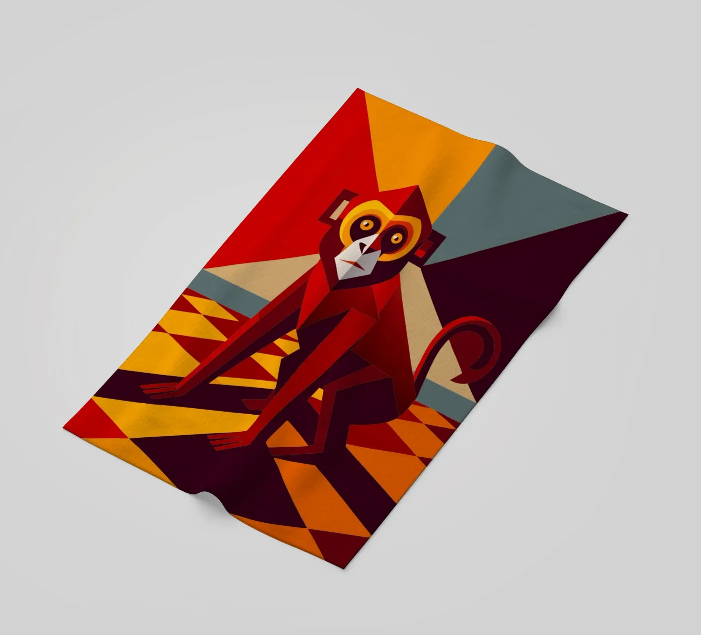 monkey vector art drawing telo mare da alghonee