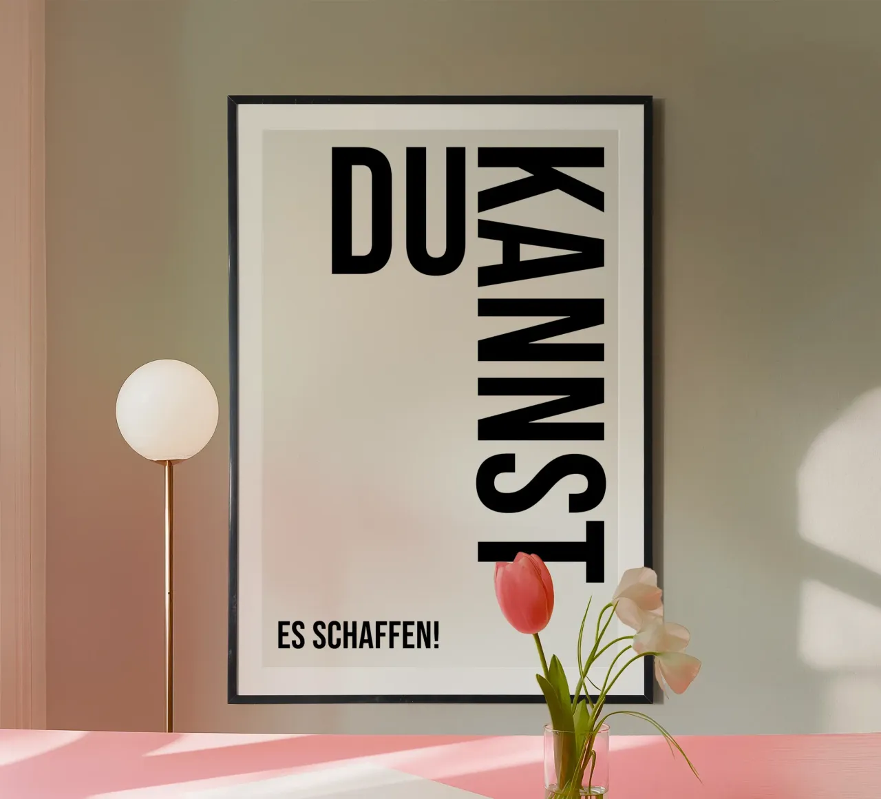 Du Kannst Es Schaffen Hahnemühle von YV TYPOGRAPHY