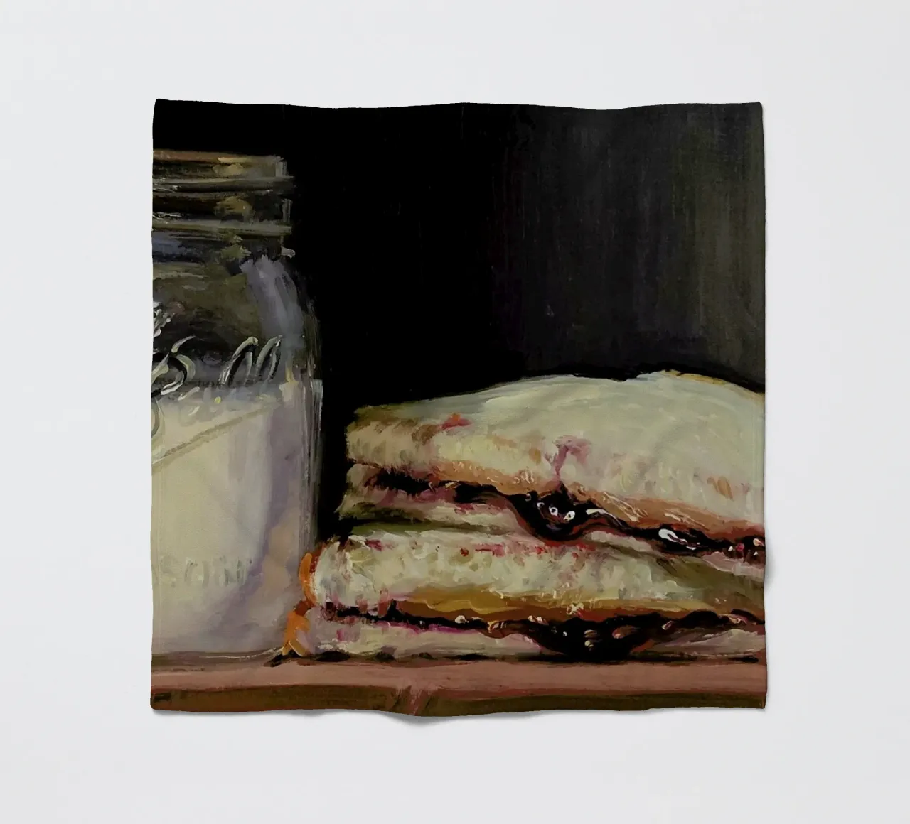 Pbj & Jar Of Milk coperta in pile da Noah Verrier