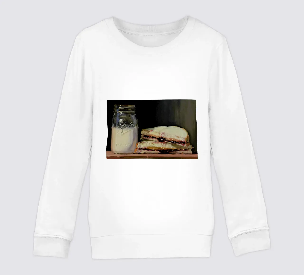 Pbj & Jar Of Milk felpa bambino da Noah Verrier