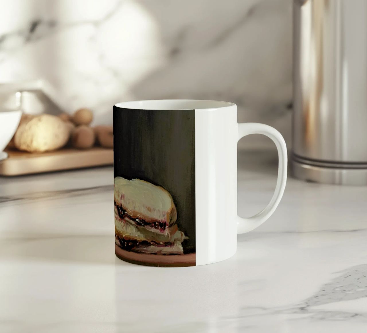 Pbj & Jar Of Milk tazza in ceramica da Noah Verrier
