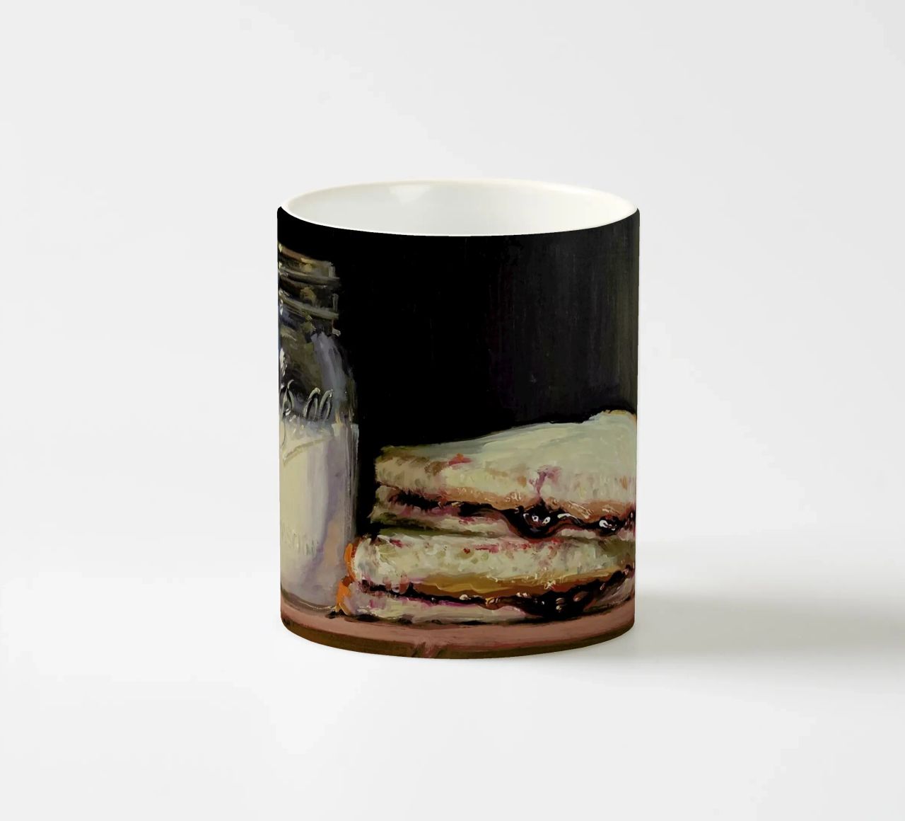 Pbj & Jar Of Milk tazza in ceramica da Noah Verrier