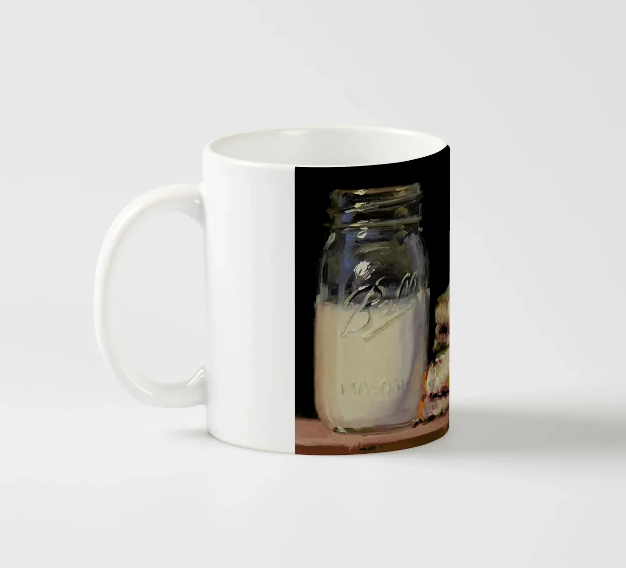 Pbj & Jar Of Milk taza de cerámica de Noah Verrier