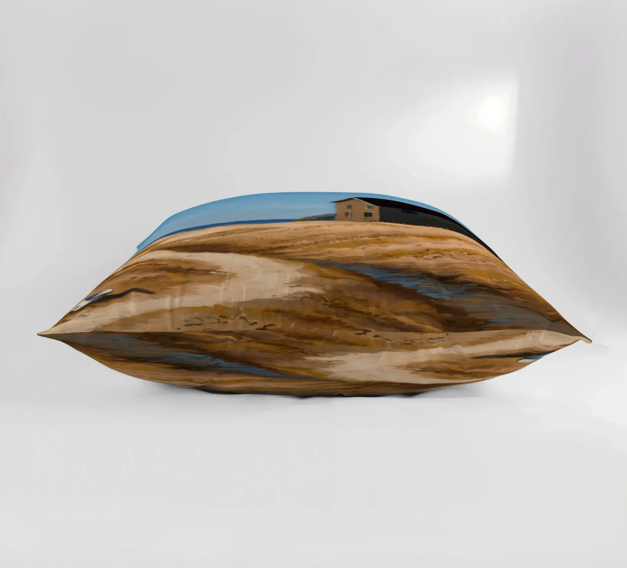 Sentiero verso il mare cuscino da Silk Palette