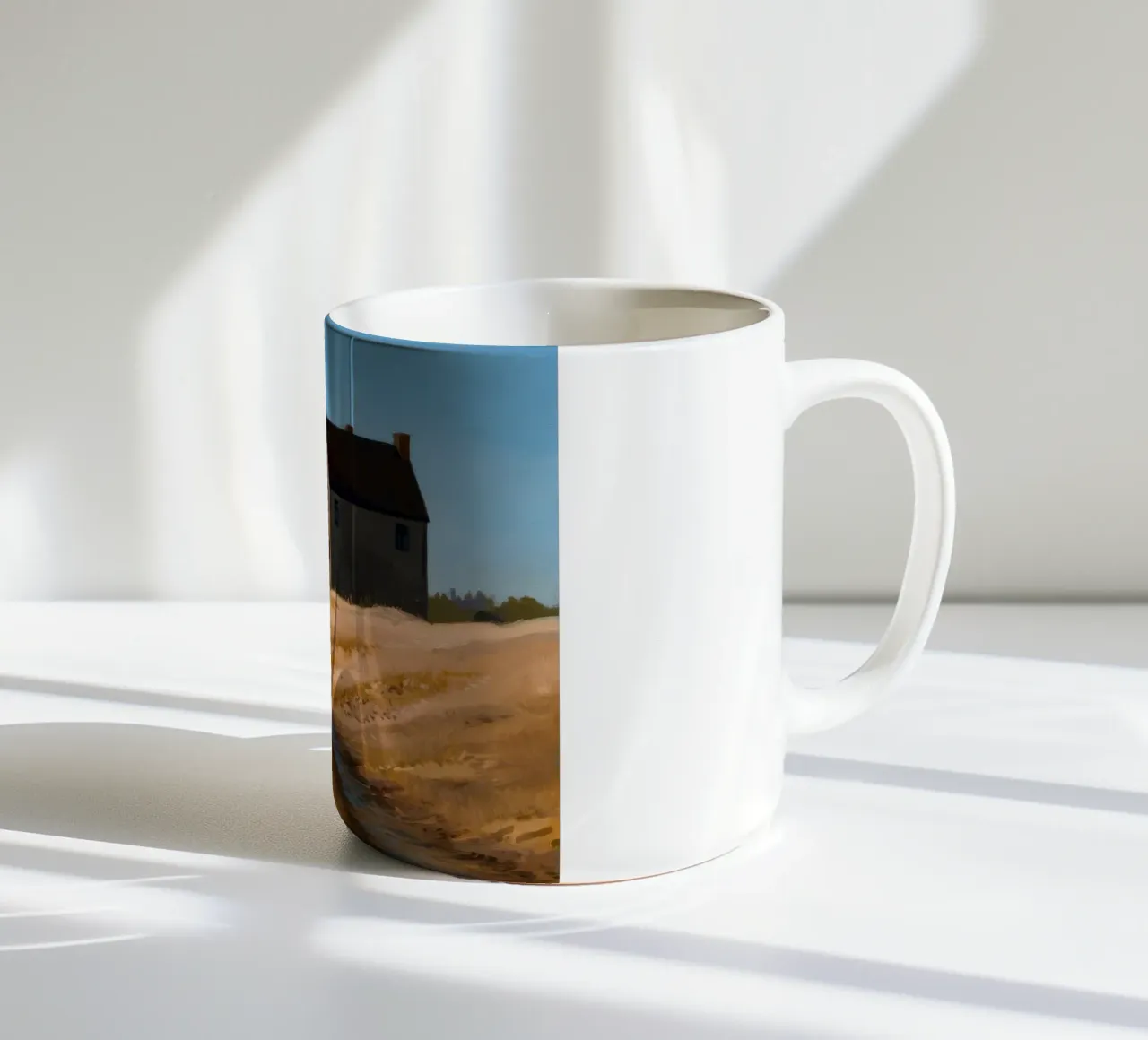 Sentiero verso il mare tazza in ceramica da Silk Palette