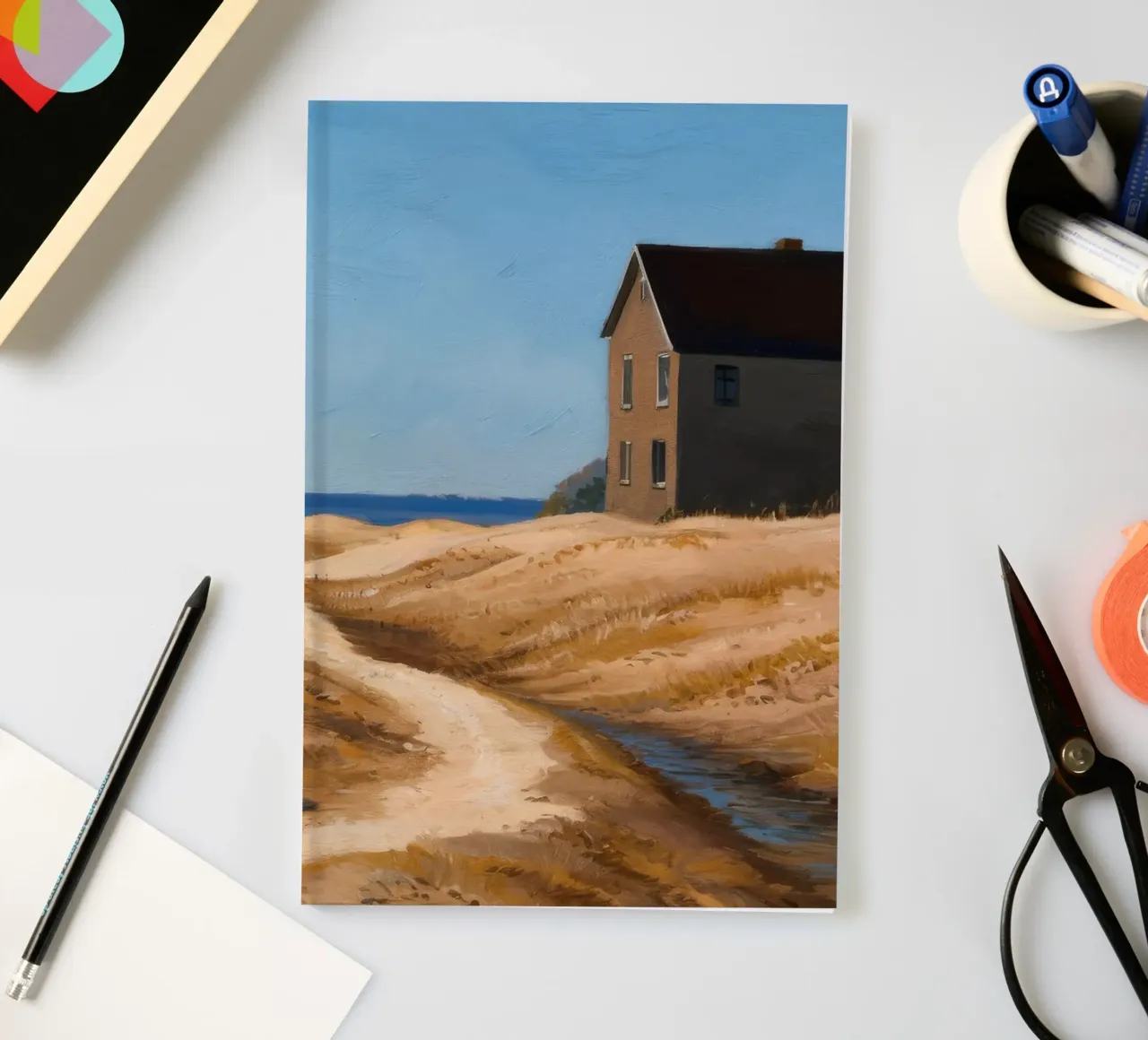 Der Weg zum Meer Notizbuch von Silk Palette