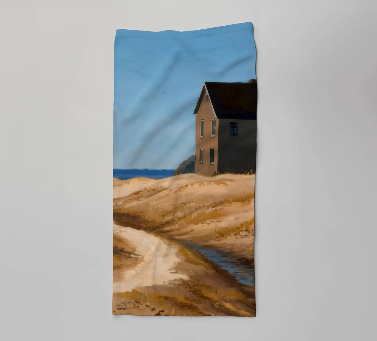 Path to the Sea towel by Silk Palette