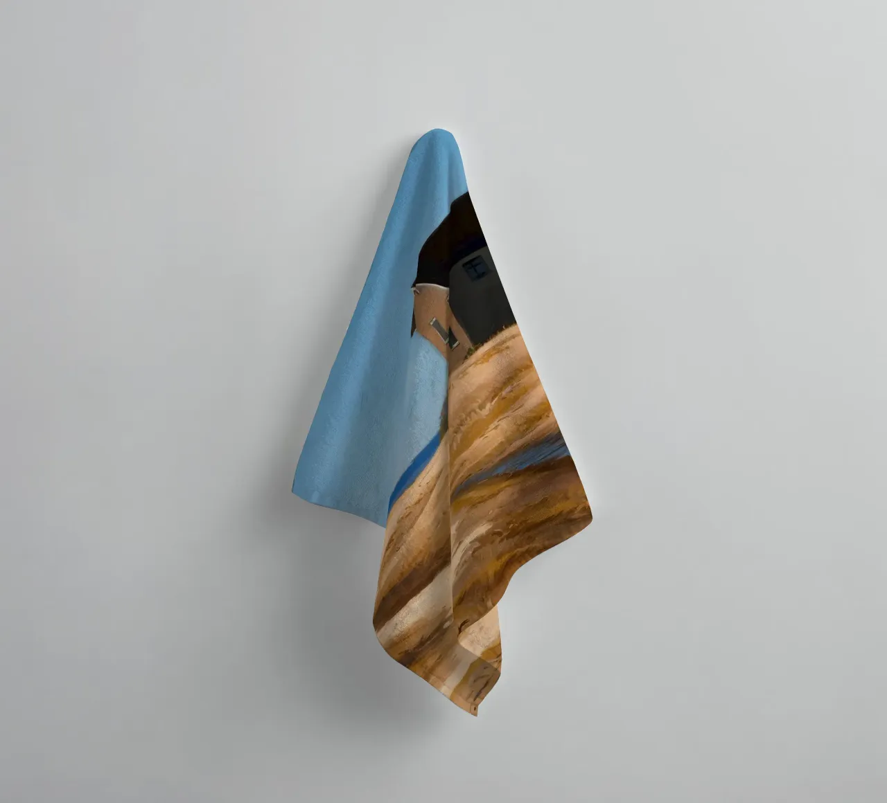 Path to the Sea towel by Silk Palette