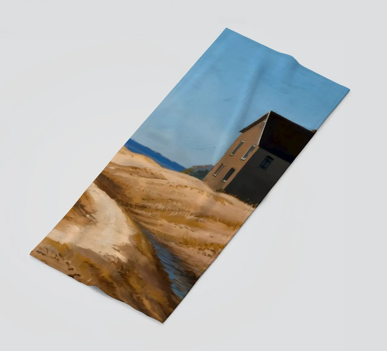 Sentiero verso il mare telo mare da Silk Palette