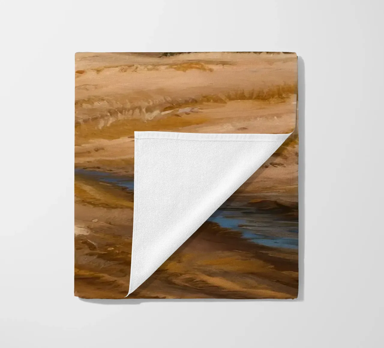 Sentiero verso il mare telo mare da Silk Palette