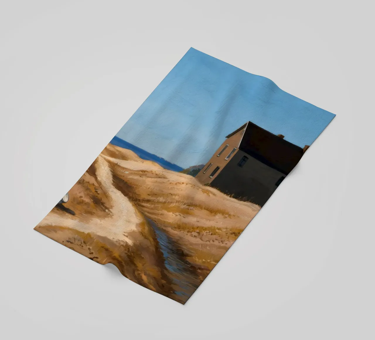 Sentiero verso il mare telo mare da Silk Palette