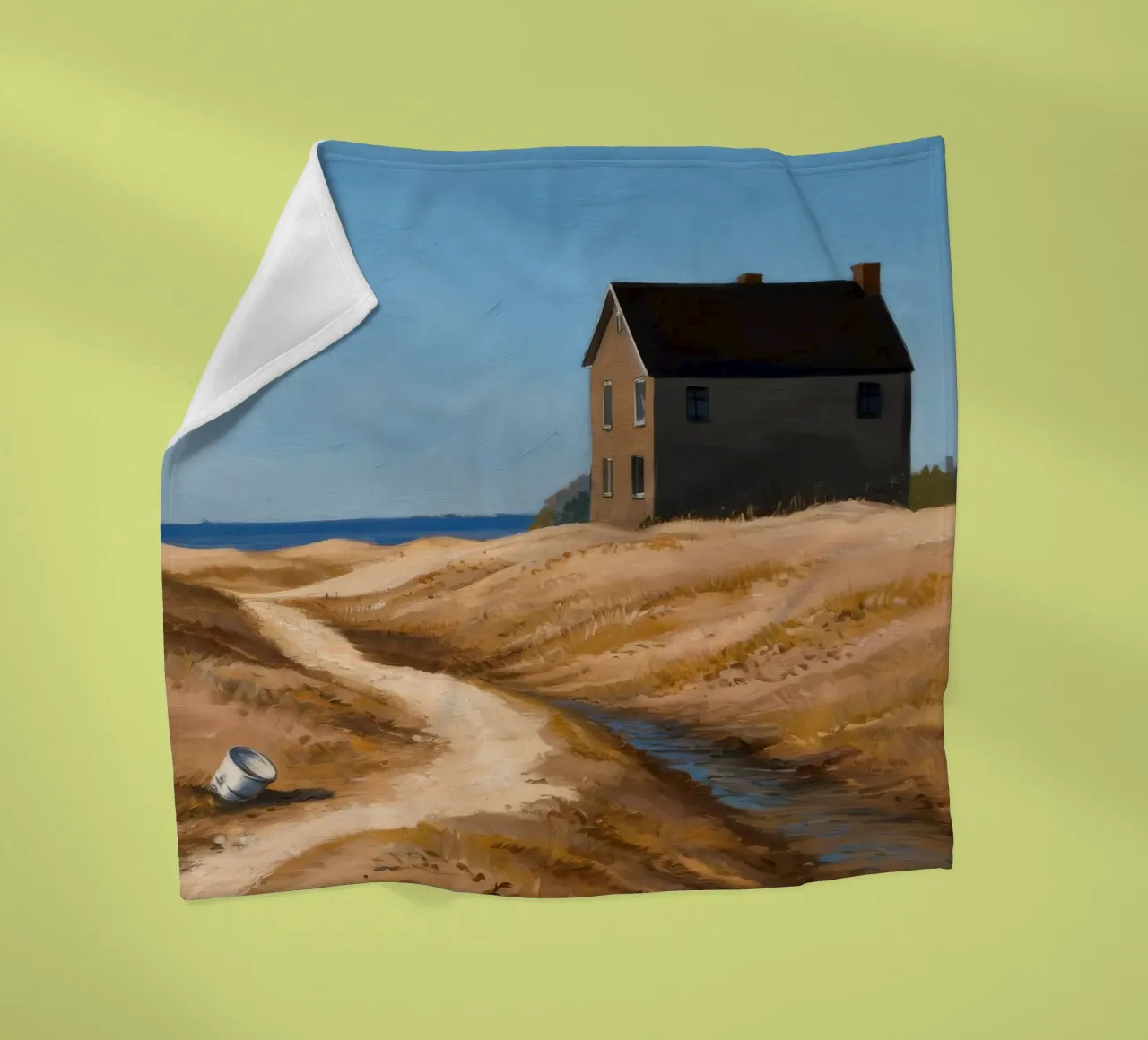 Sentiero verso il mare coperta in pile da Silk Palette