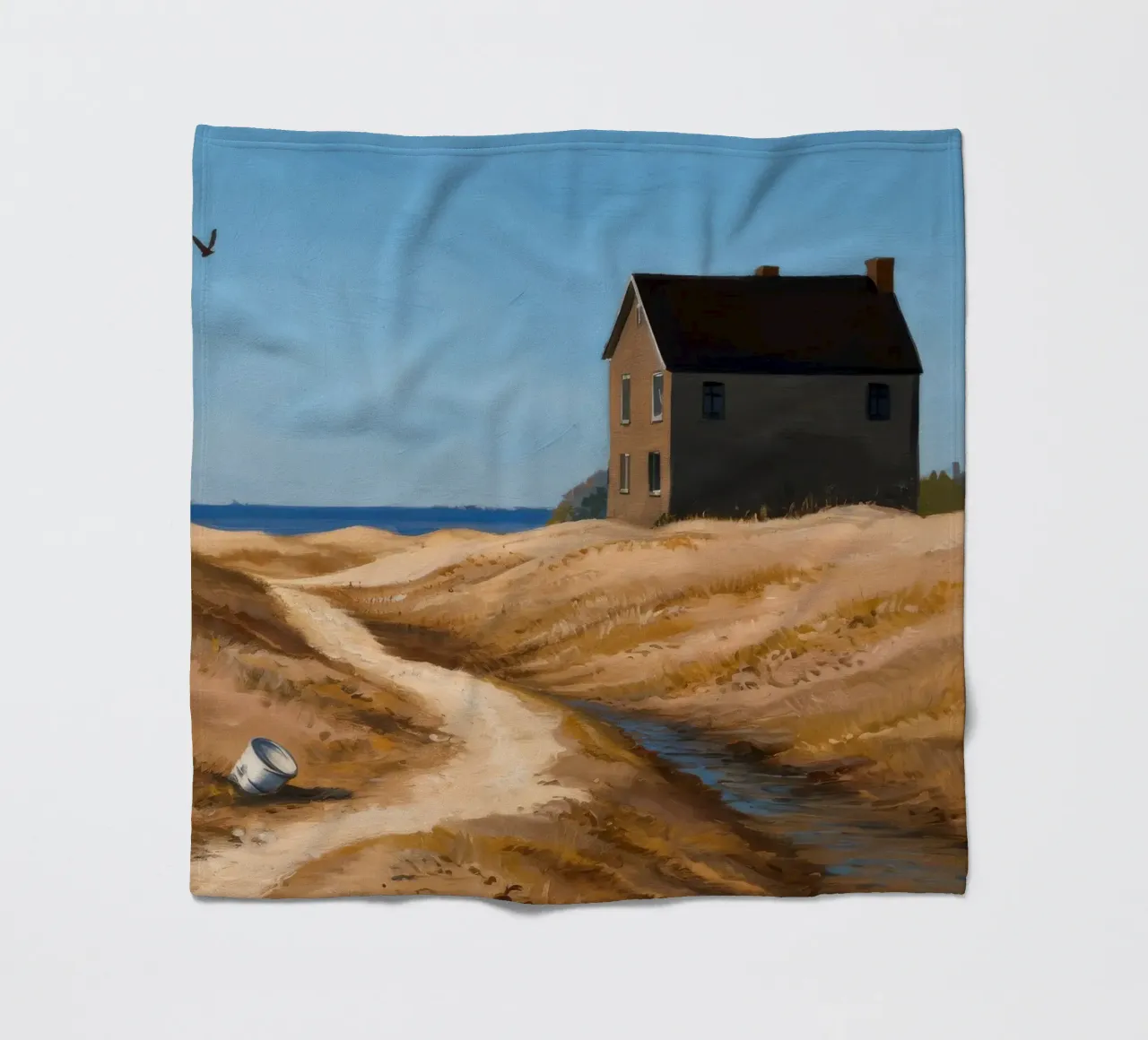 Sentiero verso il mare coperta in pile da Silk Palette