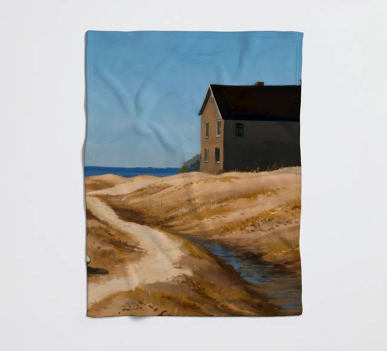 Sentiero verso il mare coperta in pile da Silk Palette
