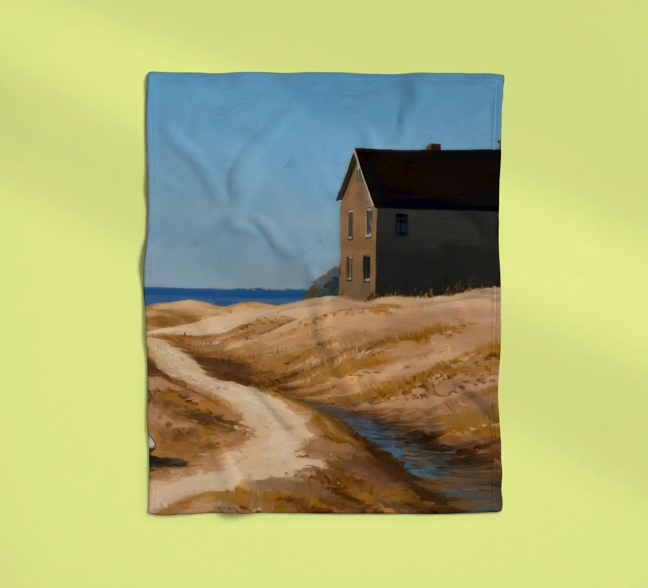 Sentiero verso il mare coperta in pile da Silk Palette