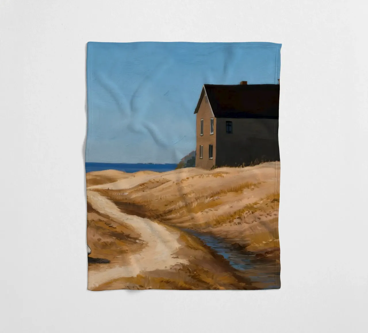 Sentiero verso il mare coperta in pile da Silk Palette