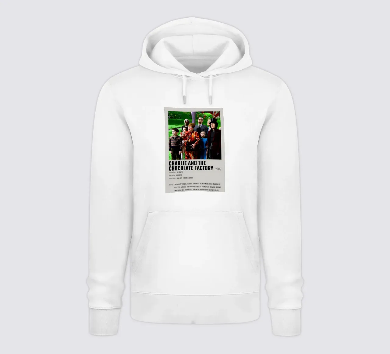 CHARLIE AND THE CHOCOLATE FACTORY 2005 felpa con cappuccio da MVFminimalist