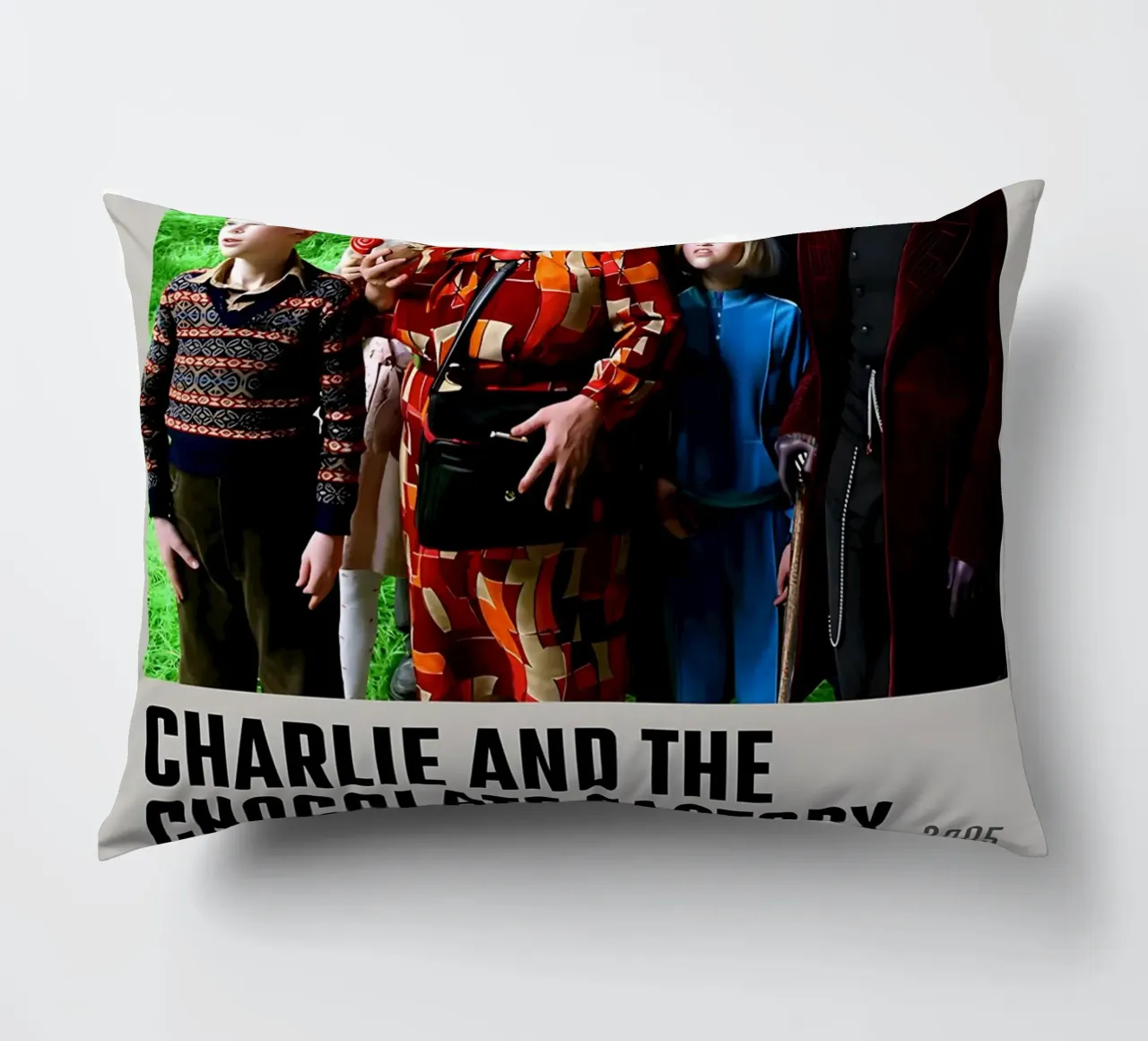 CHARLIE AND THE CHOCOLATE FACTORY 2005 cuscino da MVFminimalist