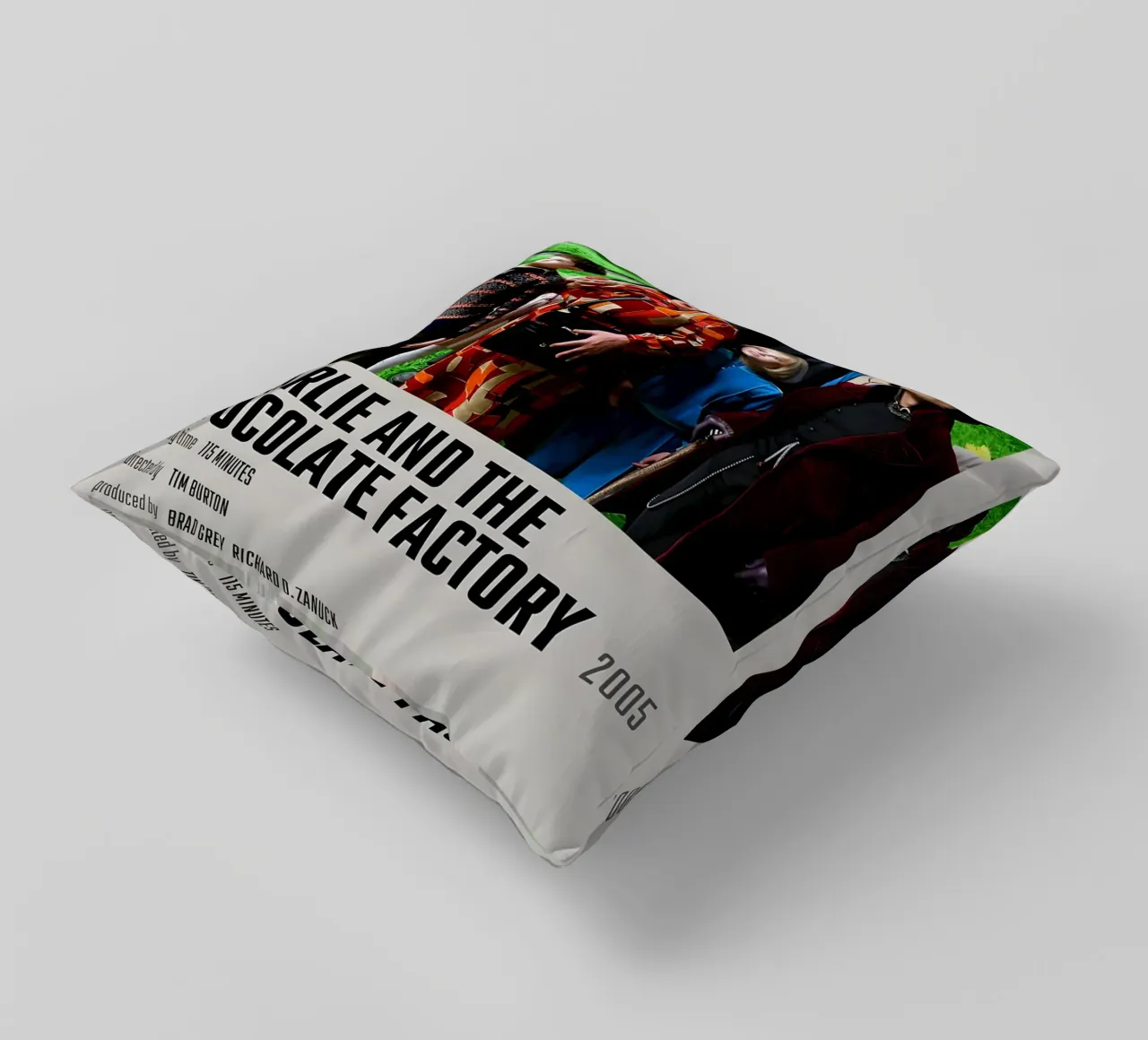 CHARLIE AND THE CHOCOLATE FACTORY 2005 cuscino da MVFminimalist