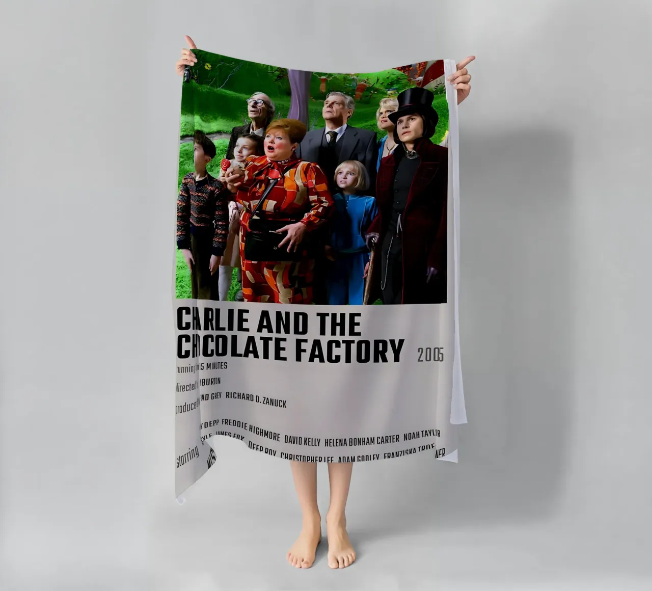 CHARLIE AND THE CHOCOLATE FACTORY 2005 telo mare da MVFminimalist