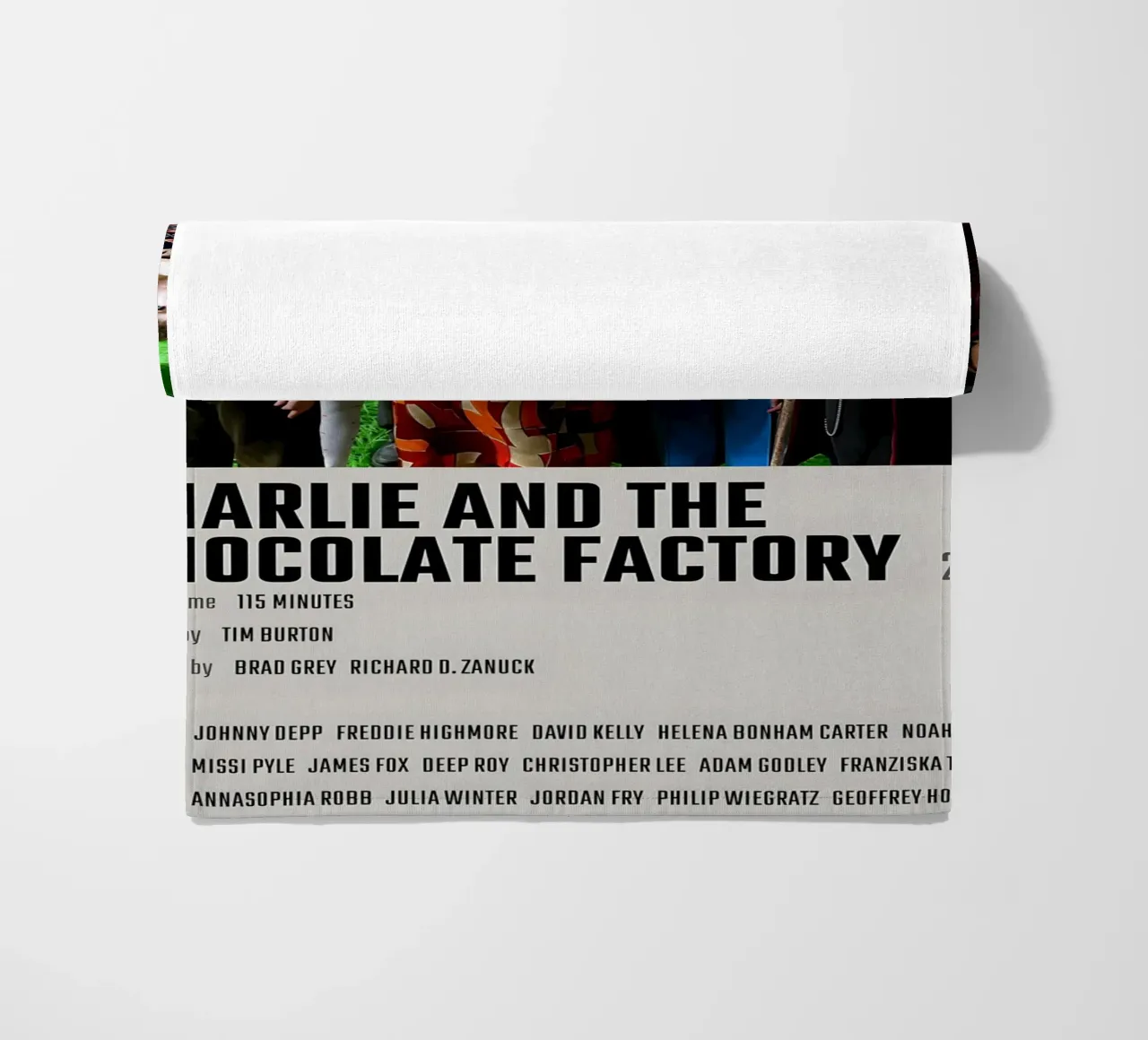 CHARLIE AND THE CHOCOLATE FACTORY 2005 telo mare da MVFminimalist