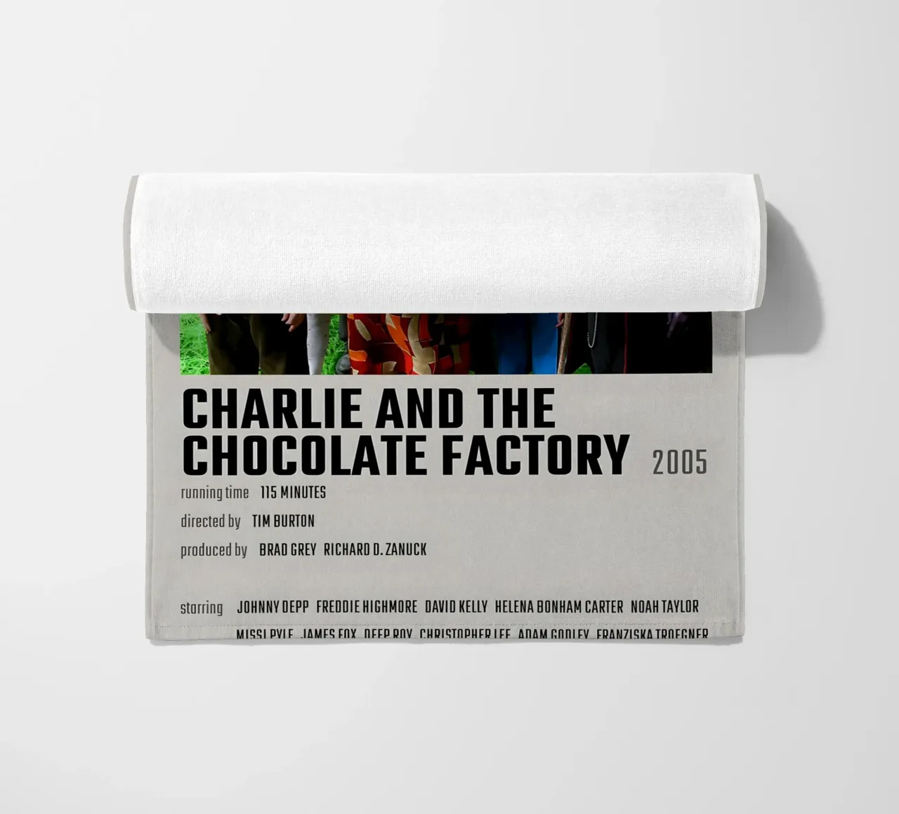 CHARLIE AND THE CHOCOLATE FACTORY 2005 telo mare da MVFminimalist