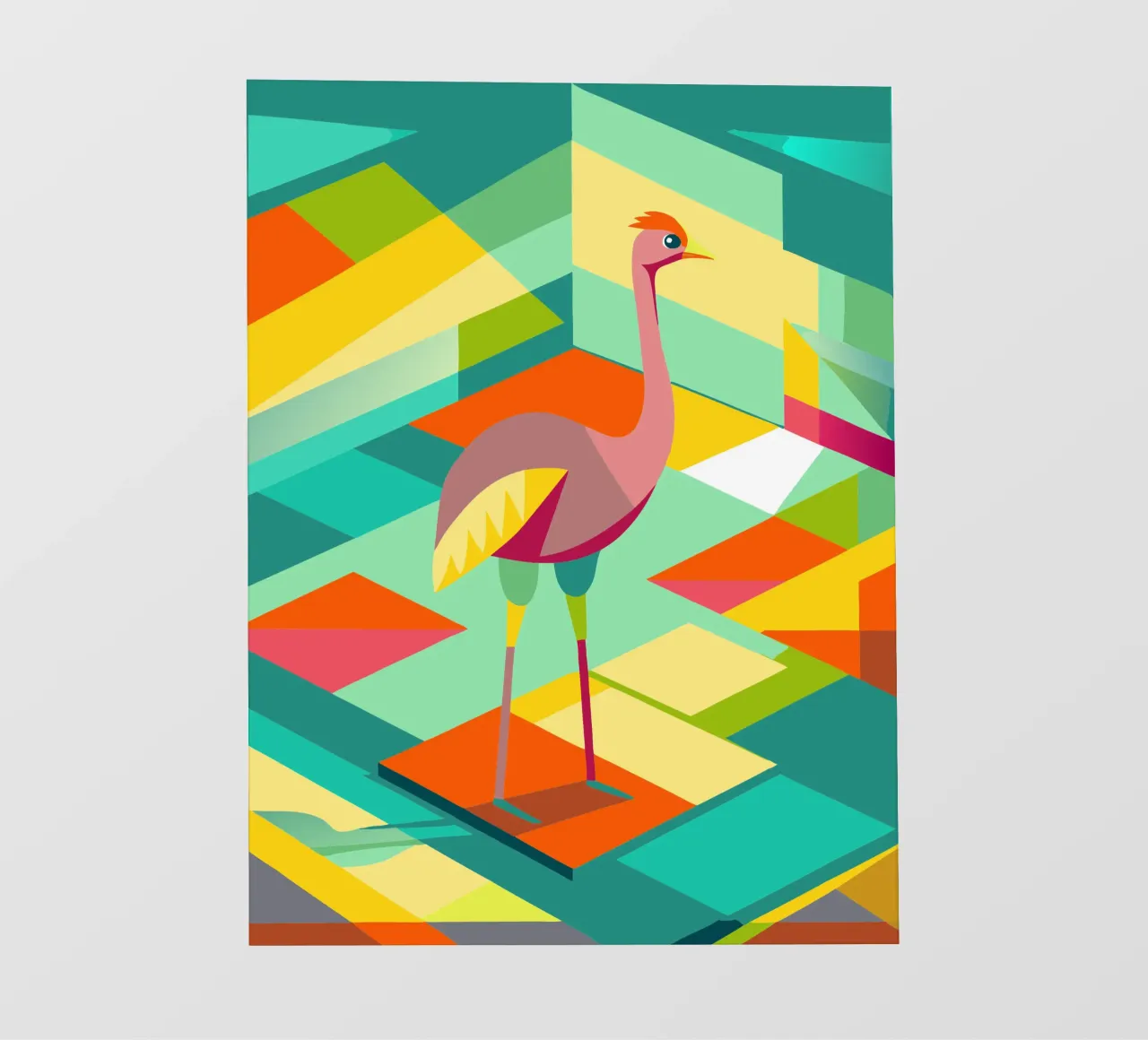 strauß vektor kunst zeichnung PVC Plane von alghonee