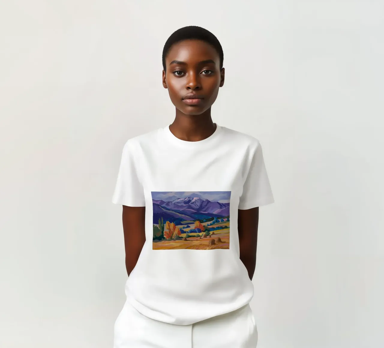 Panorama del picco d'autunno t-shirt da Celestial Harmony