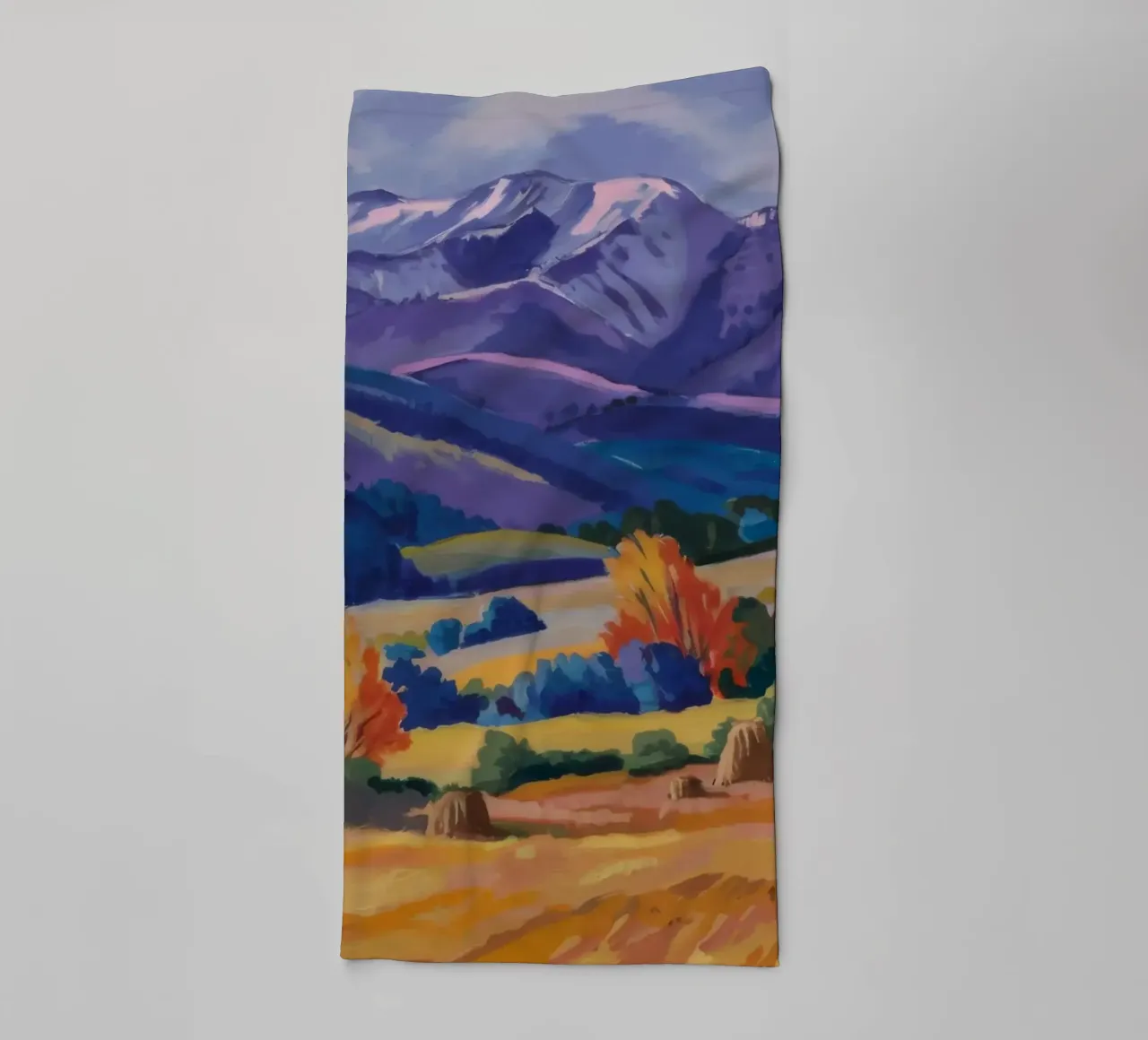 Panorama del picco d'autunno asciugamano da bagno da Celestial Harmony