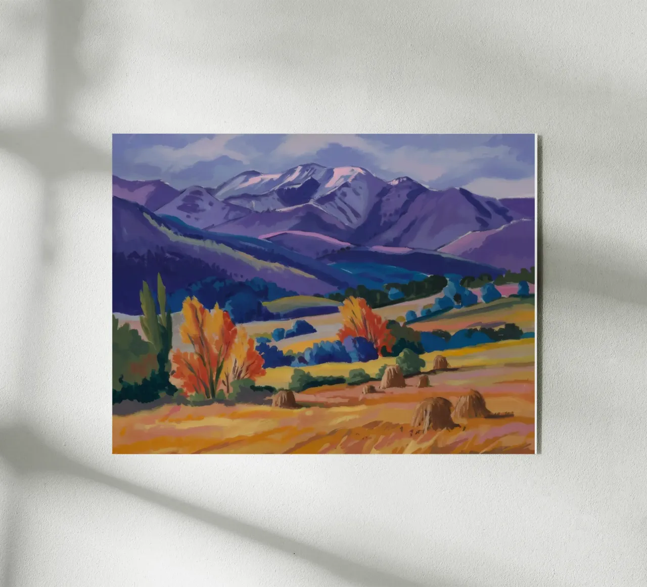 Panorama del picco d'autunno plexiglass da Celestial Harmony