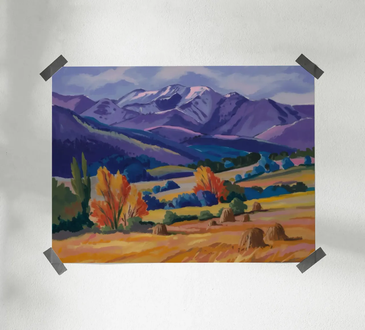 Panorama del picco d'autunno carta hahnemühle da Celestial Harmony