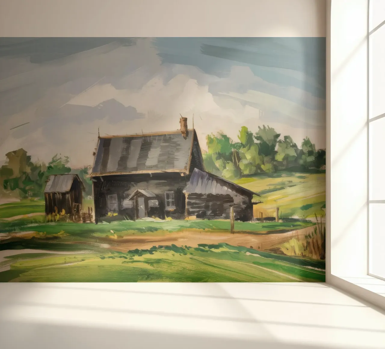 Abandoned Farmstead photo wallpaper by Silk Palette