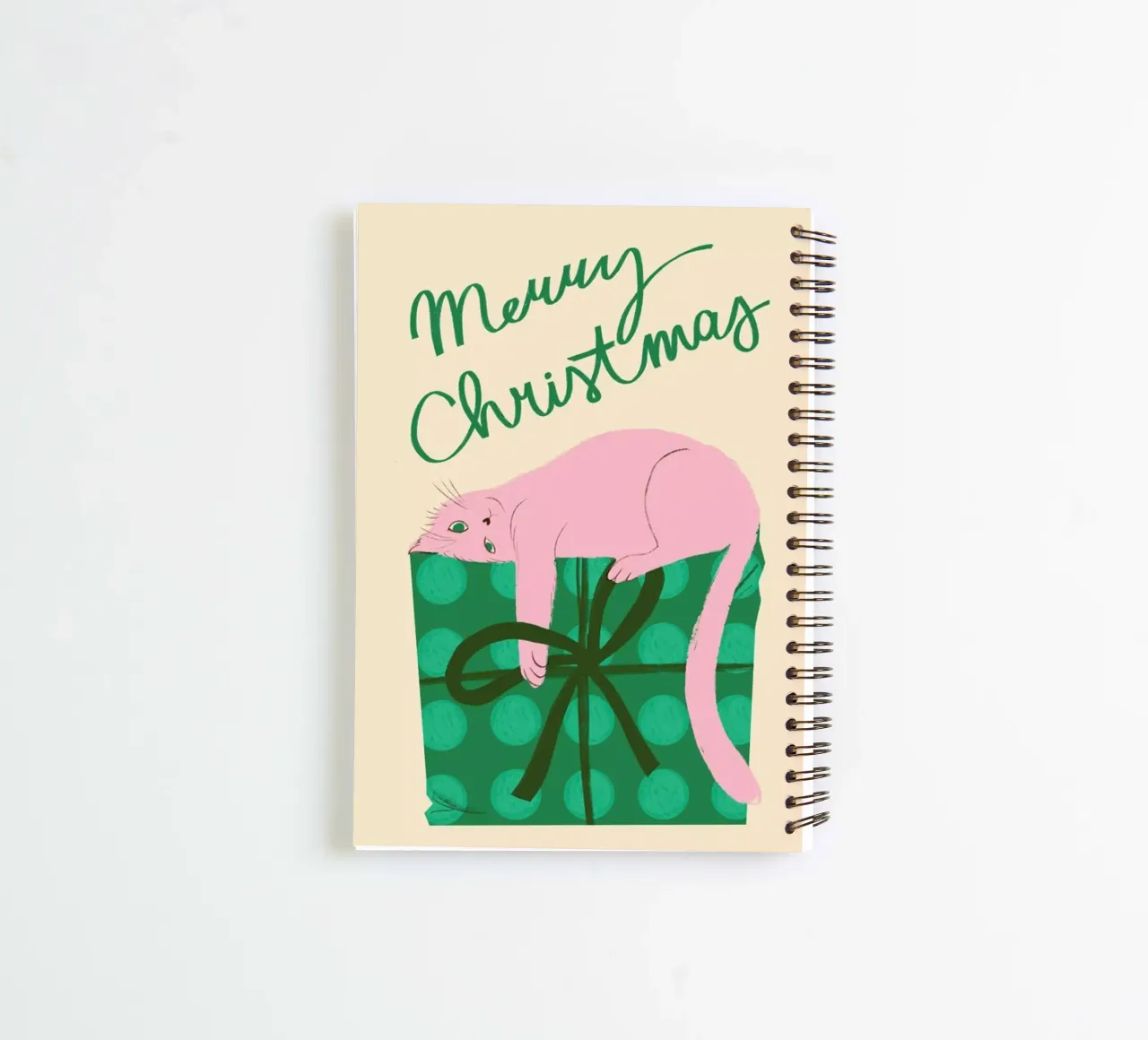 Comfy Present spiral notebook by Studio One