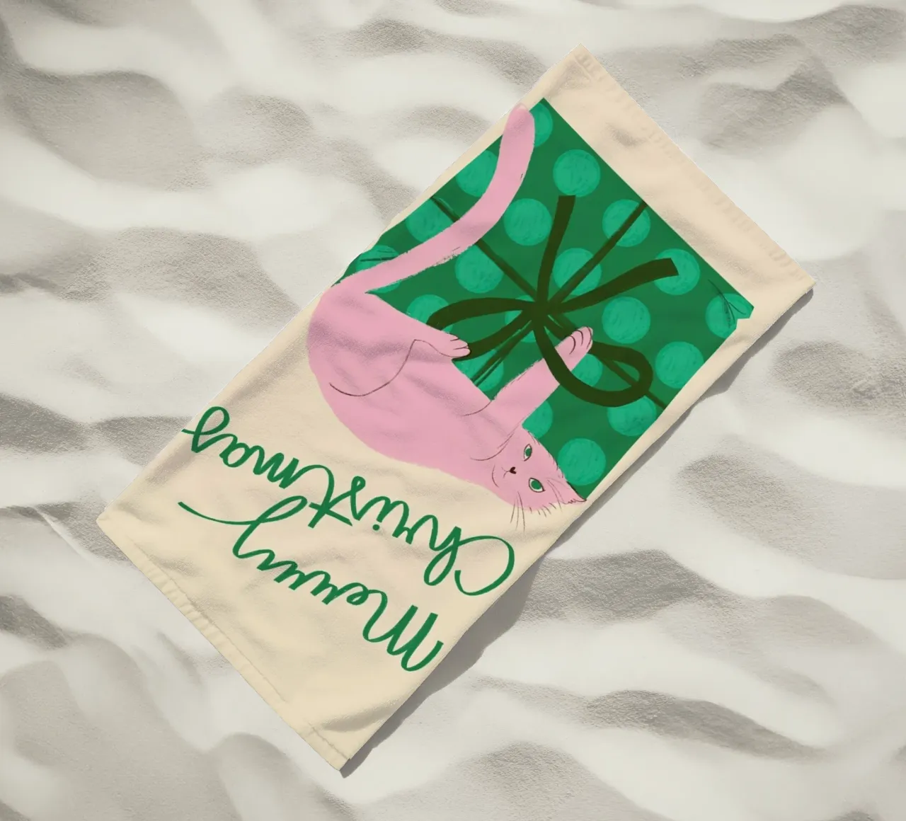 Comfy Present beach towel by Studio One