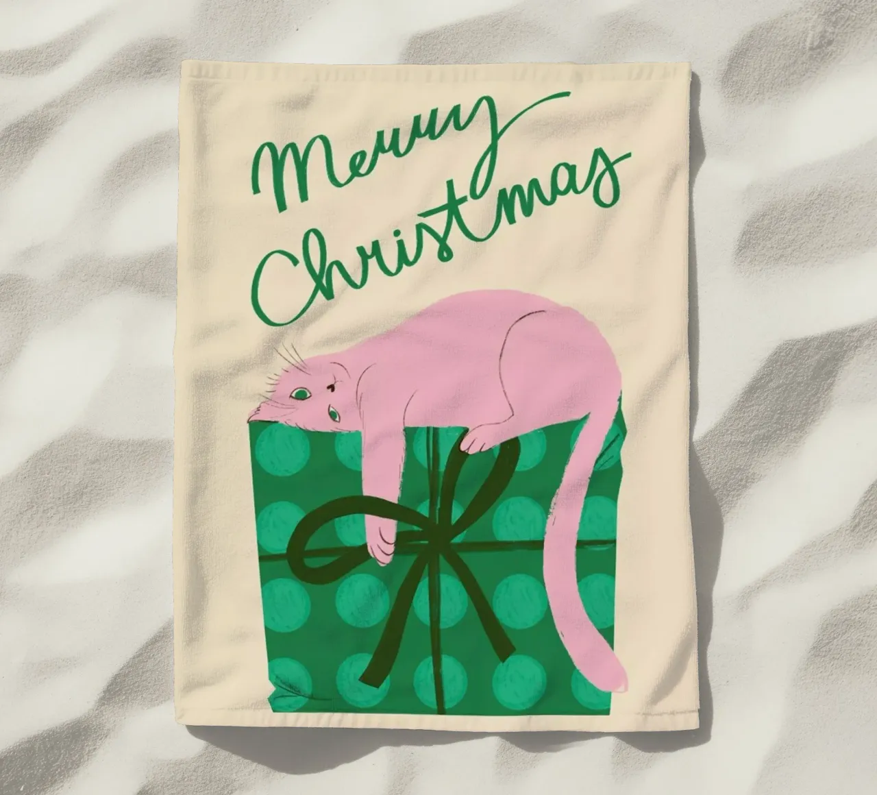 Comfy Present beach towel by Studio One