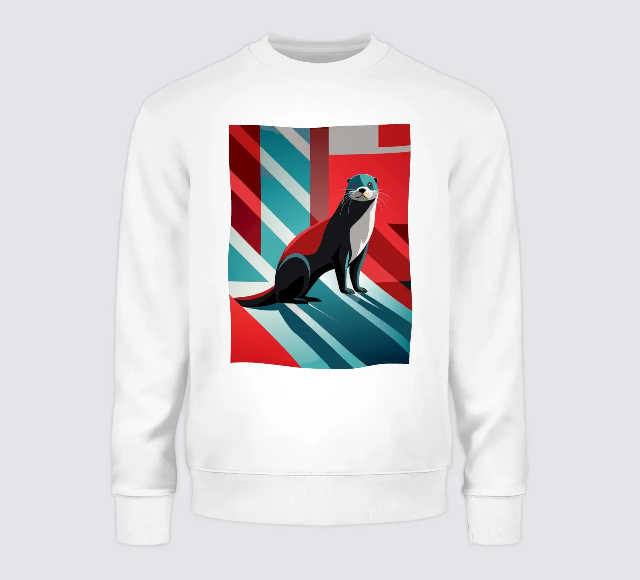 nutria dibujo vectorial sudadera de alghonee