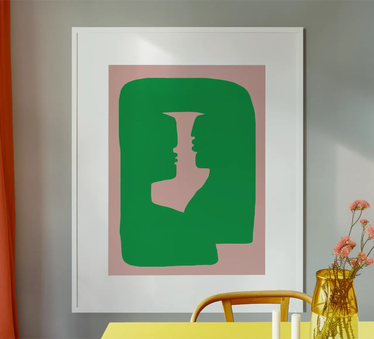 Dancing portrait poster by Little Dean