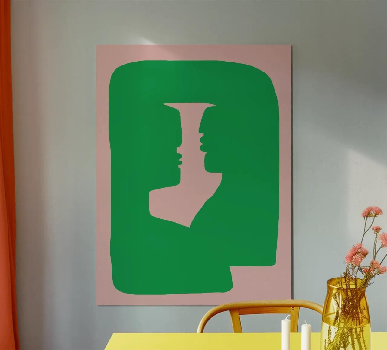 Dancing portrait poster by Little Dean