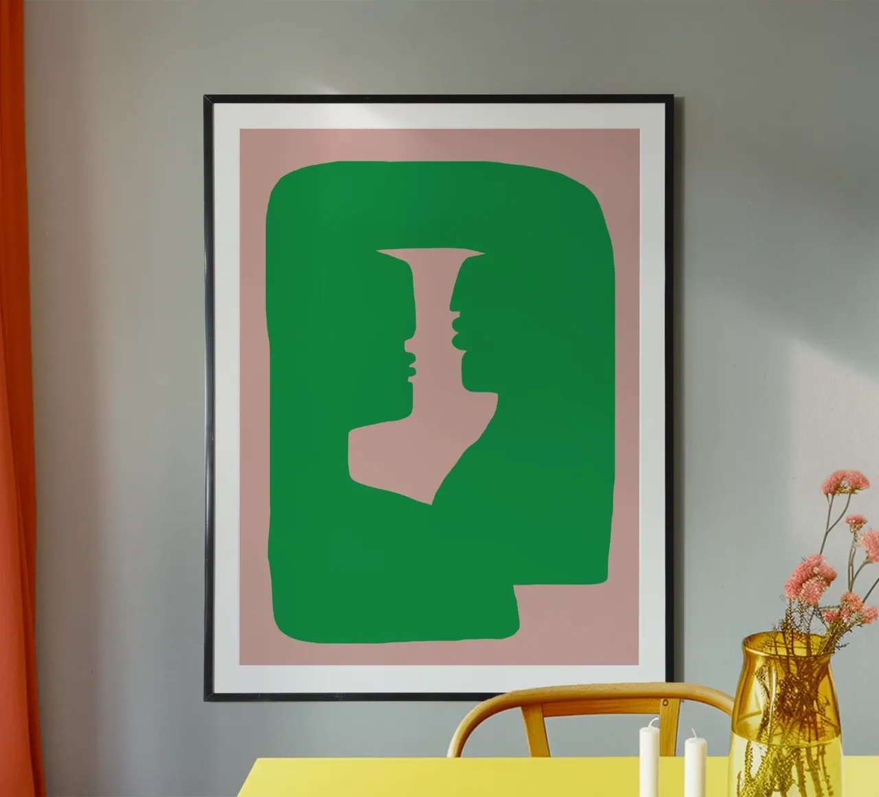 Dancing portrait poster by Little Dean