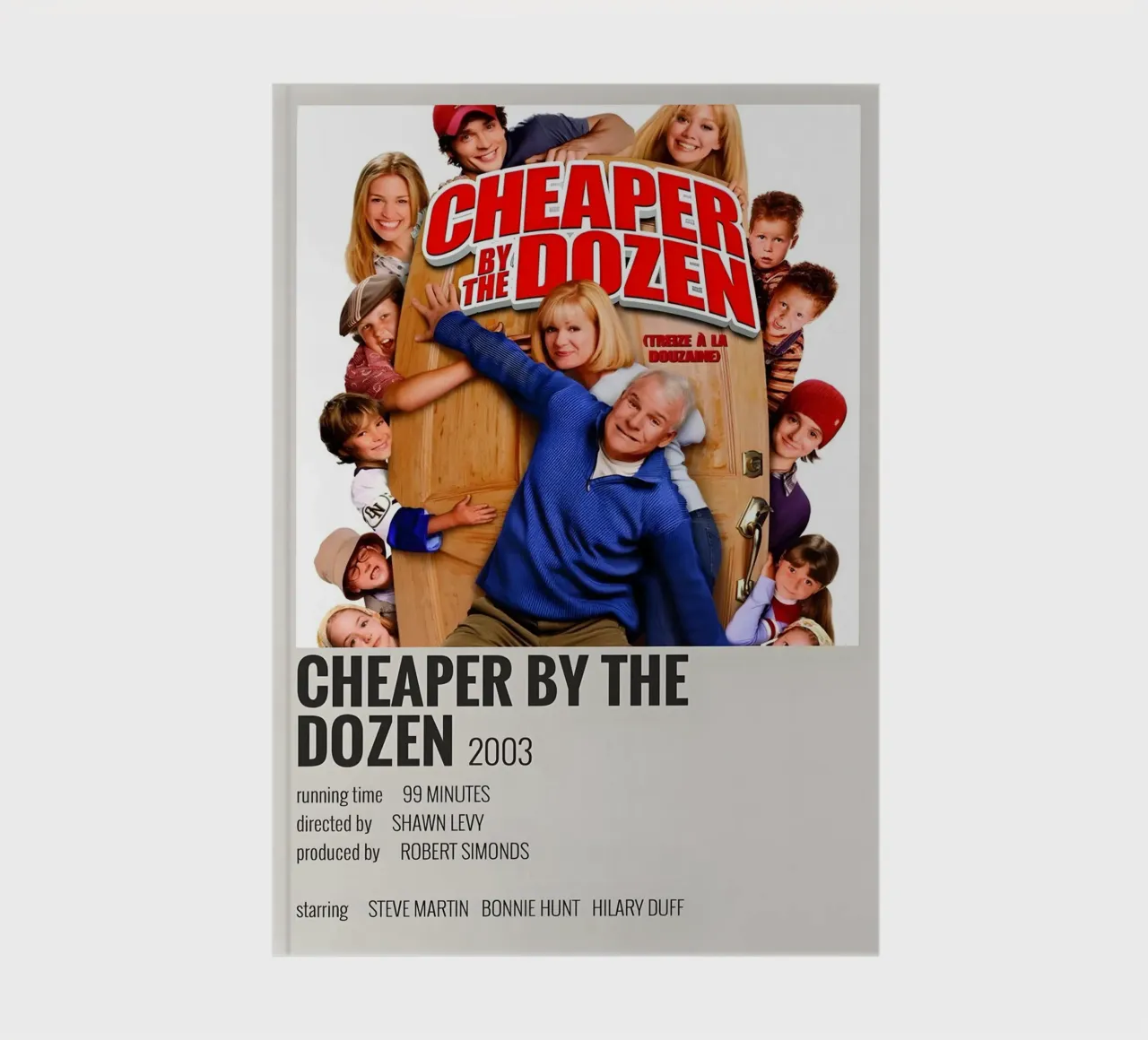 CHEAPER BY THE DOZEN 2003 notebook by MVFminimalist