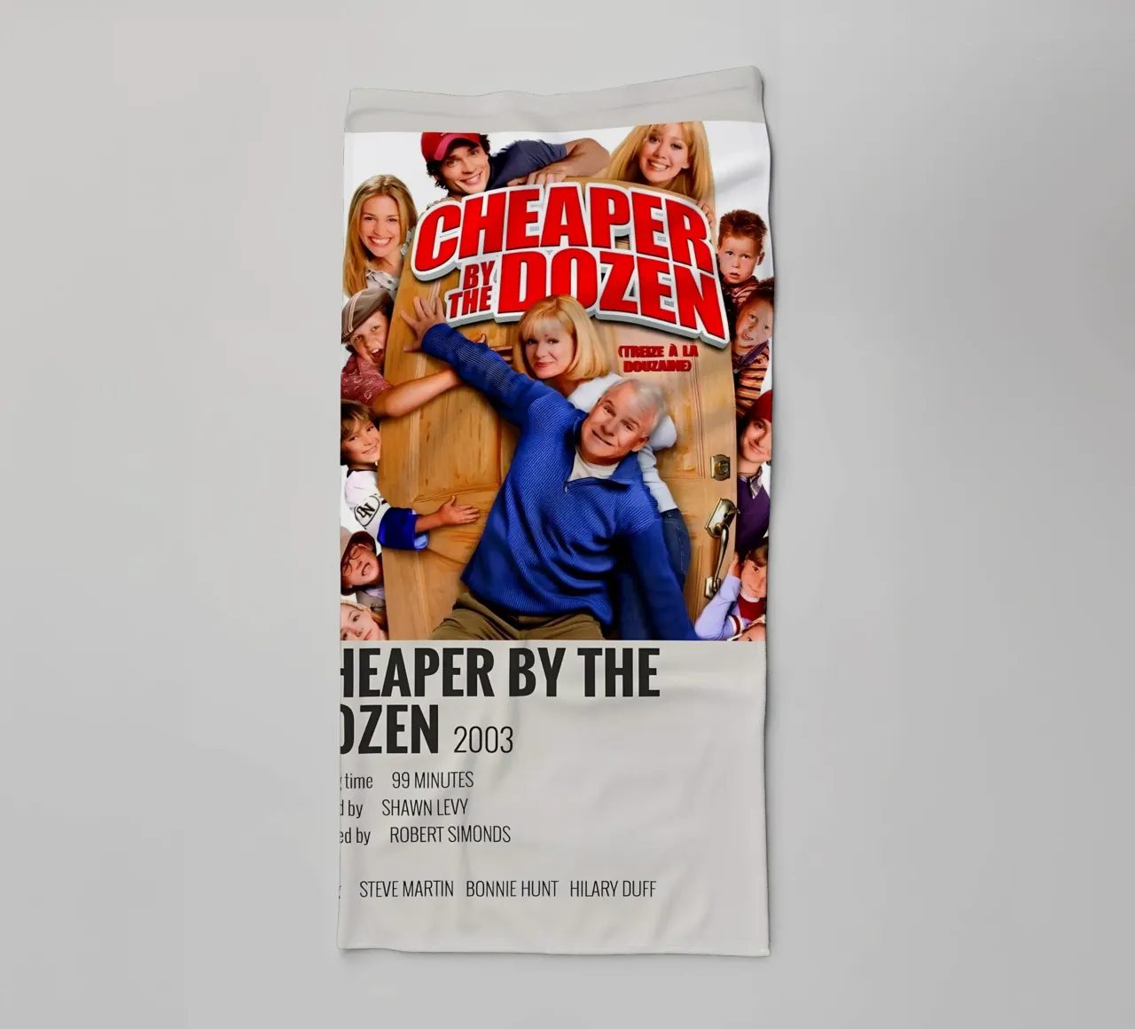 CHEAPER BY THE DOZEN 2003 asciugamano da bagno da MVFminimalist