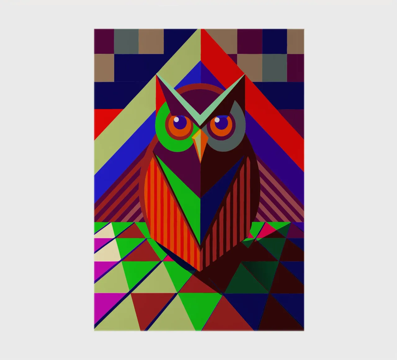 owl vector art drawing notebook by alghonee