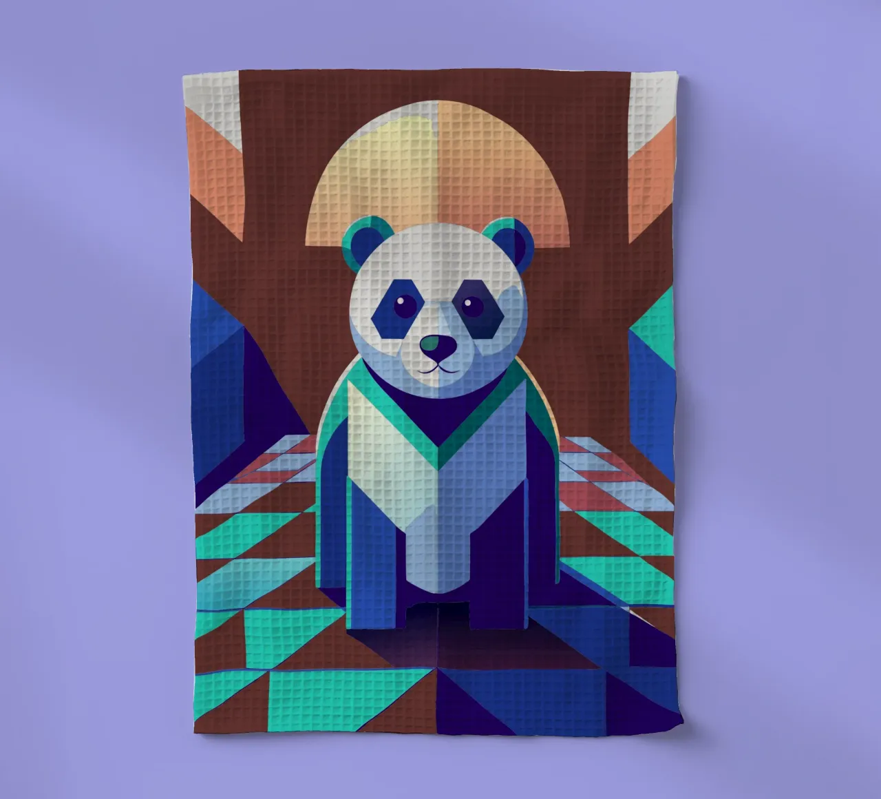 panda dessin vectoriel torchon de alghonee