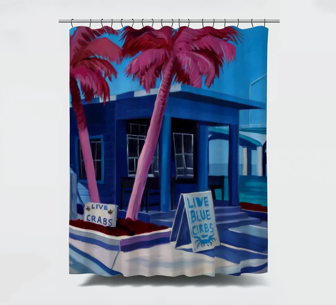 Googie Palm Springs tenda da doccia da Silk Palette