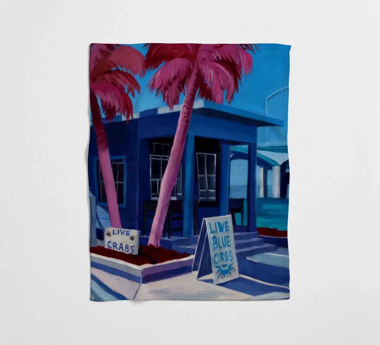 Googie Palm Springs coperta in pile da Silk Palette